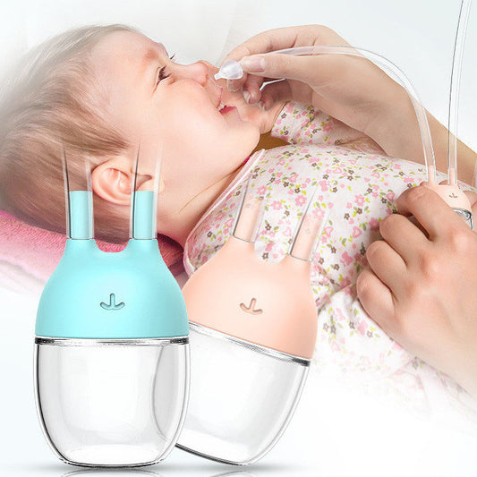 Convenient Baby Safe Nose Cleaner Vacuum Suction Nasal Mucus Runny Aspirator Inhale Baby Kids Healthy Care Stuff